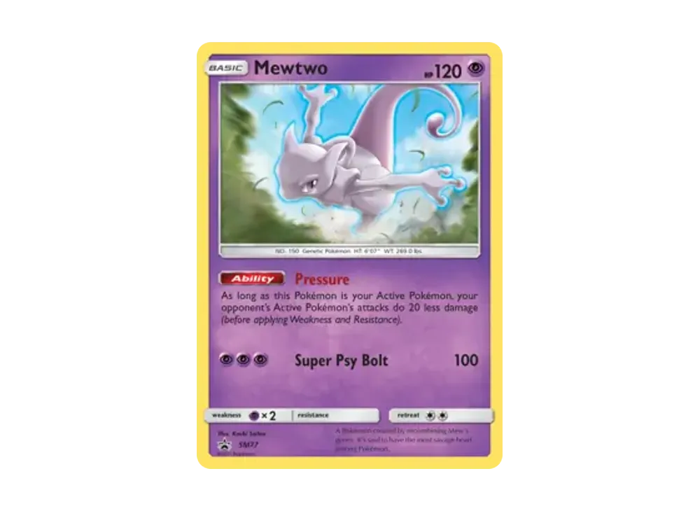 超夢 P [SM77]【英文版】(太陽&月亮「宣傳卡」)