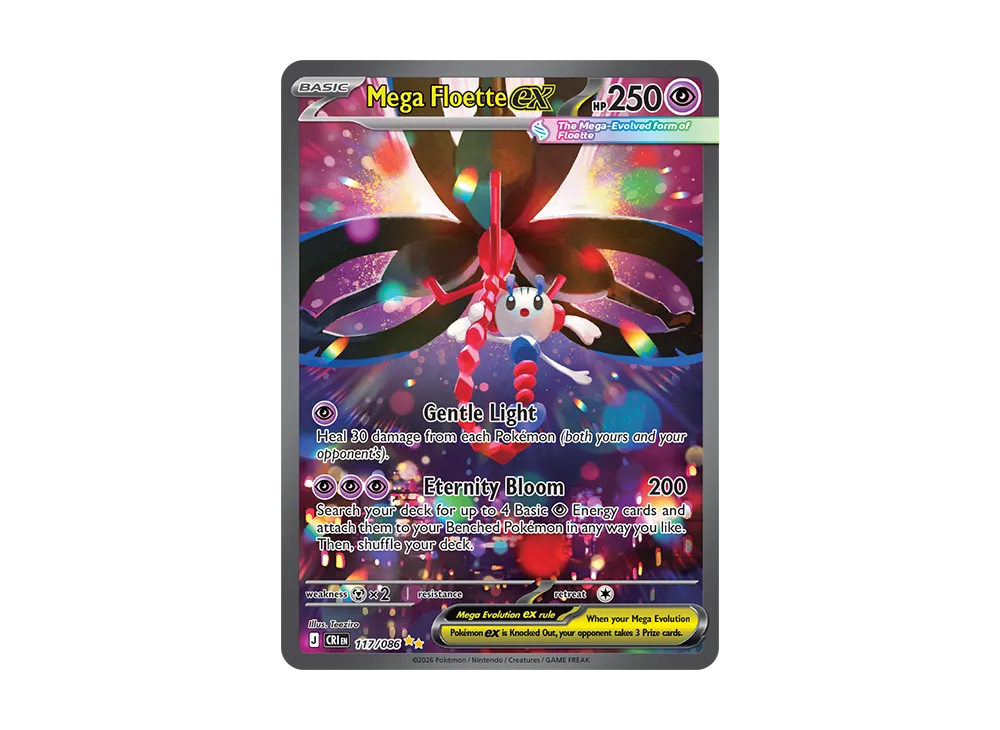 Mega Floette ex SIR [CRI EN 117/086][EN](Mega Evolution "Chaos Rising Booster Display Box")