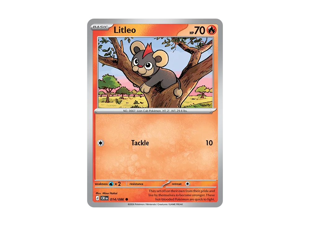 Litleo C [CRI EN 14/086][EN](Mega Evolution "Chaos Rising Booster Display Box")