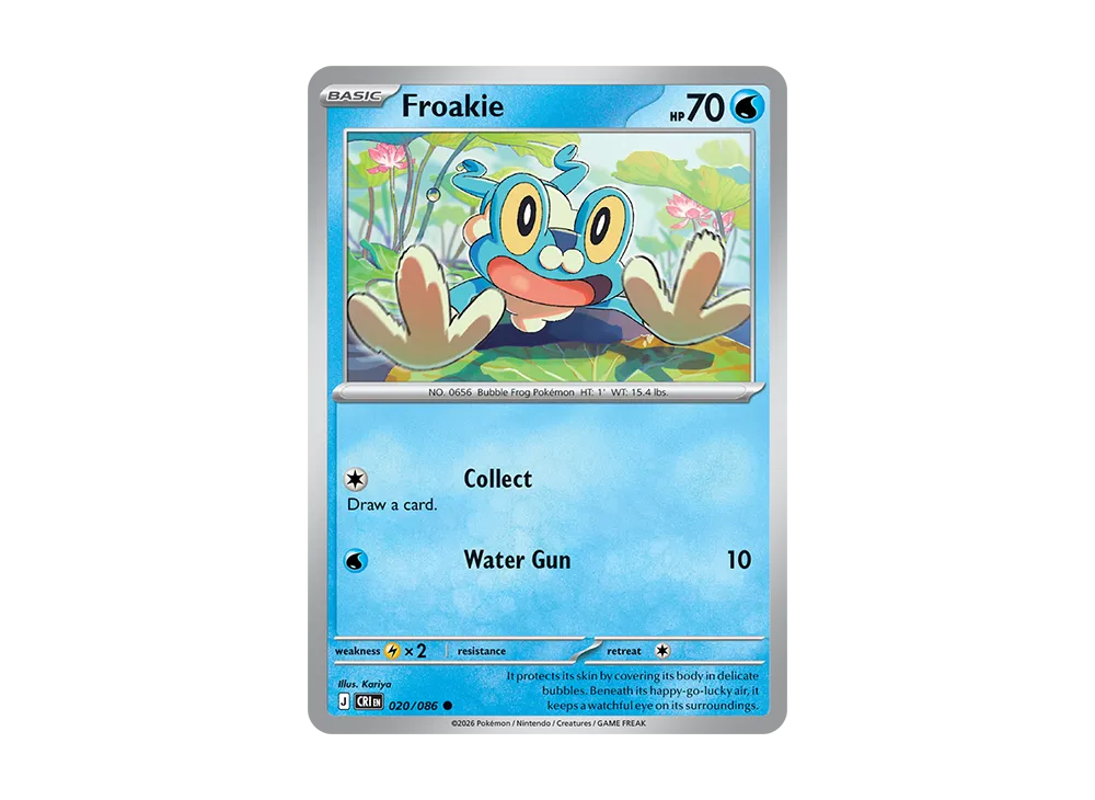 Froakie C [CRI EN 20/086][EN](Mega Evolution "Chaos Rising Booster Display Box")