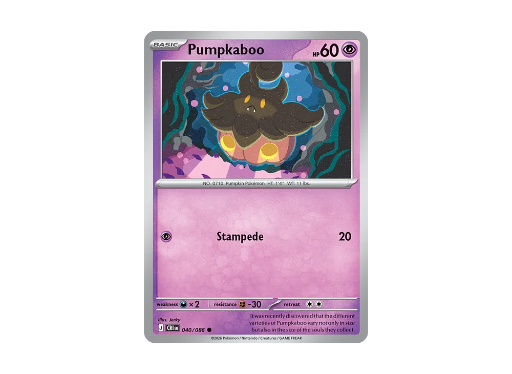 Pumpkaboo C [CRI EN 40/086][EN](Mega Evolution "Chaos Rising Booster Display Box")