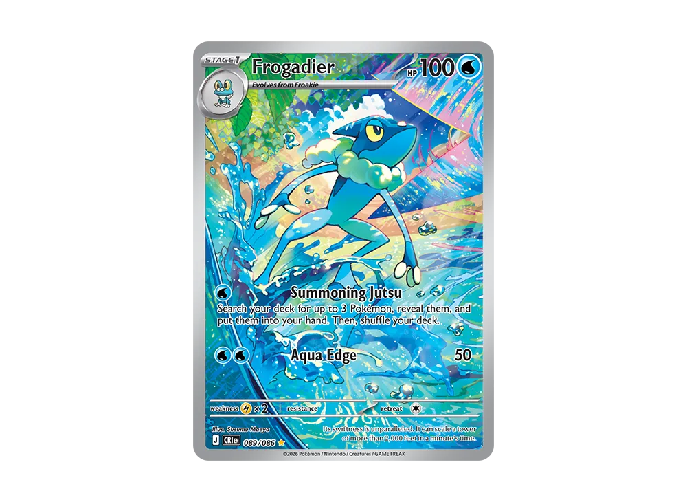 Frogadier IR [CRI EN 89/086][EN](Mega Evolution "Chaos Rising Booster Display Box")