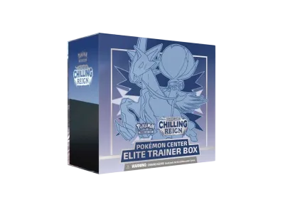 ポケモンカードゲーム【英語版】ソード&シールド チリングレイン ポケモンセンター限定 エリートトレーナーボックス (はくばバドレックス)