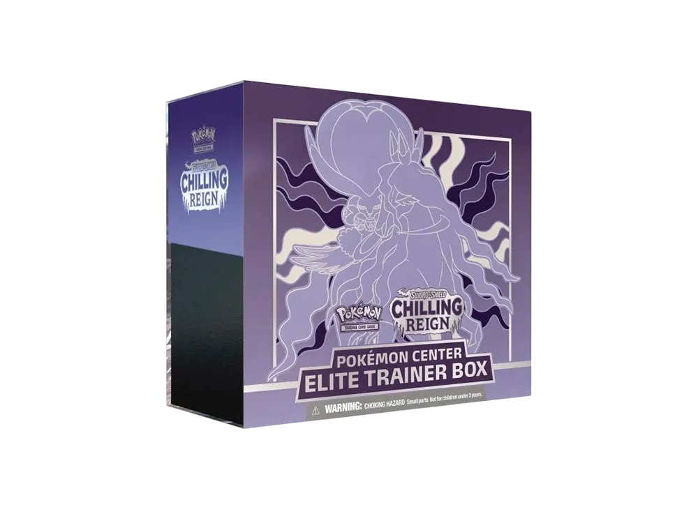 ポケモンカードゲーム【英語版】ソード&シールド チリングレイン ポケモンセンター限定 エリートトレーナーボックス (こくばバドレックス)