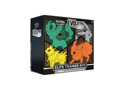ポケモンカードゲーム【英語版】ソード&シールド エボルビングスカイズ エリートトレーナーボックス (ブースター・サンダース・ブラッキー・リーフィア)