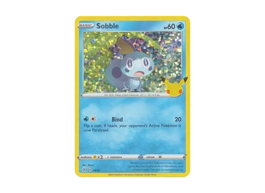 sobble pokemon card mcdonalds 2021 Pokmon McDonald's Collection 24/25 CGC 8.5 NM/Mint+ Oblivion Collectibles Evolves from null Type The new McDonald x Pokemon