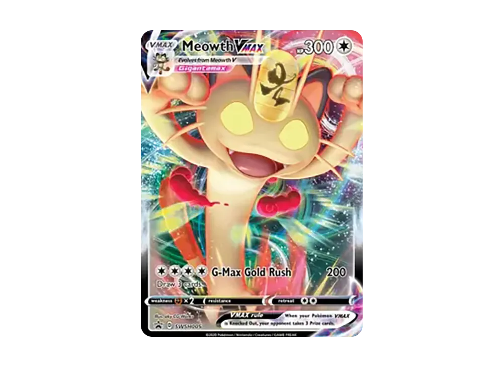 ニャースVMAX P [SWSH005]【英語版】(ソード&シールド「プロモーションカード」)