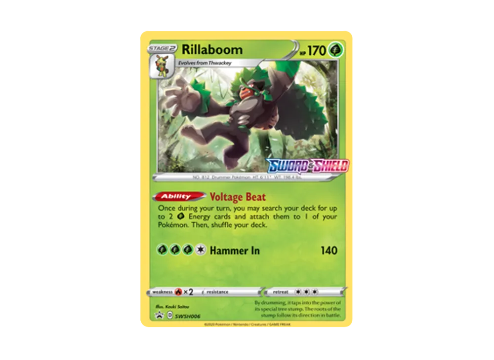 Rillaboom P [SWSH006](Sword & Shield "Promotional Card") | SNKRDUNK