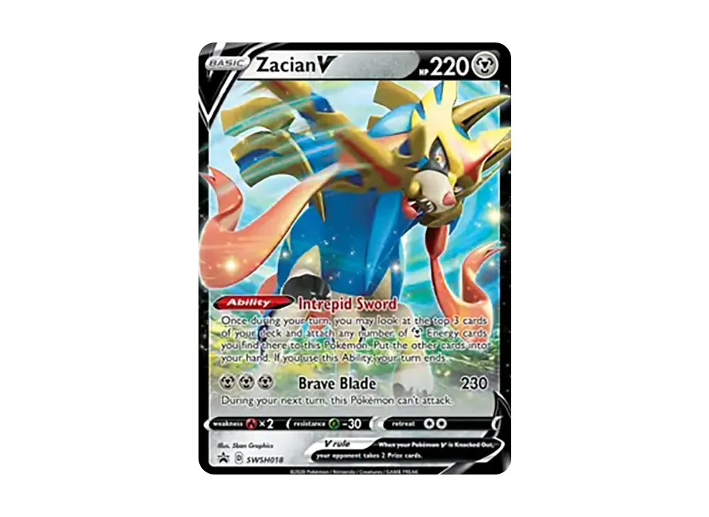 ザシアンV P [SWSH018]【英語版】(ソード&シールド「プロモーションカード」)