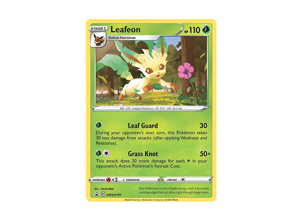 trainer pokemon cards Pokemon Gem Pack 2 (CN) Leafeon (Rotary Pattern) 0708/15 Holofoil Card –  stylecreep.com main image 1