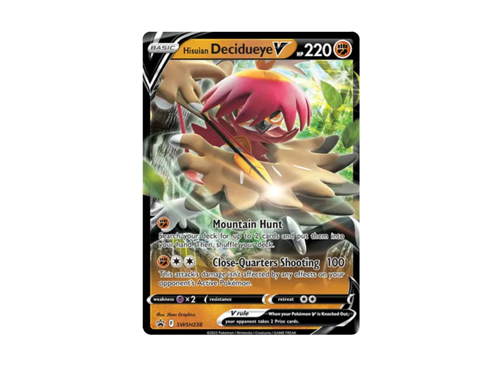 洗翠巨ナイパーV P [SWSH238]【英文版】(劍&盾「宣傳卡」)