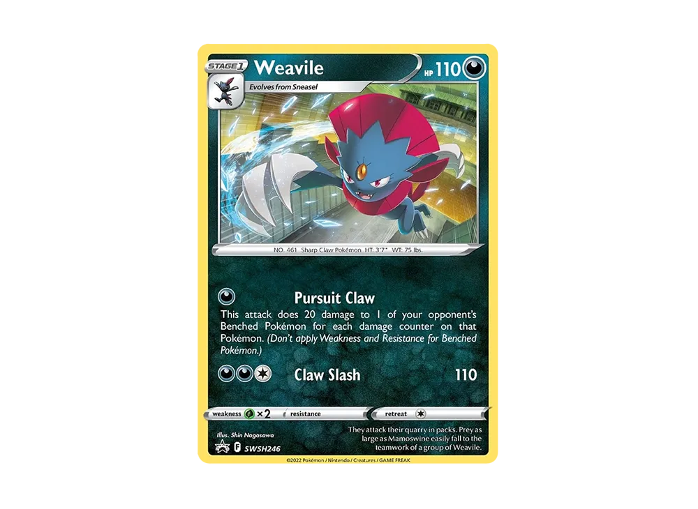 マニューラ P [SWSH246]【英文版】(劍&盾「宣傳卡」)
