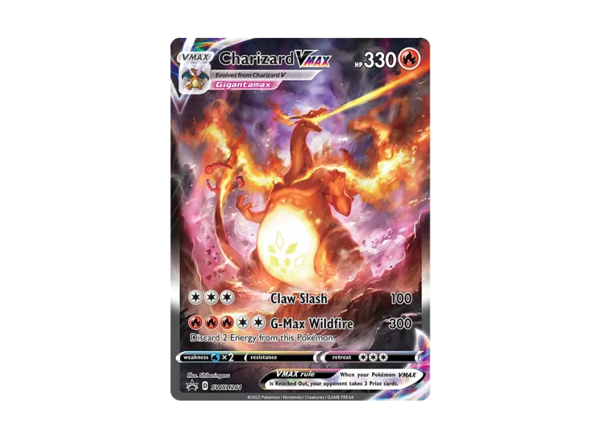 pokemon trading card game promo charizard vmax swsh261 2019-2023 Pokemon SWSH Black Star Promos Charizard VMAX #SWSH261
