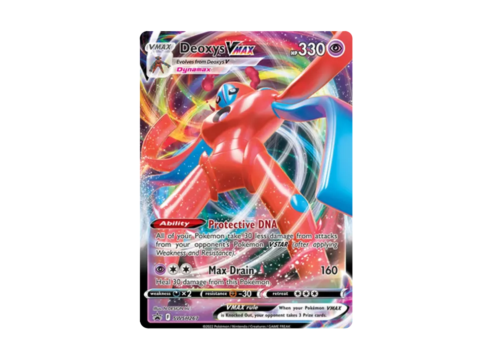 deoxys vmax pokemon card - GG45/GG70 - Crown Zenith - Galarian Gallery this item offers a spectacular aesthetic for a gallery 2023 Pokemon Sword And Shield