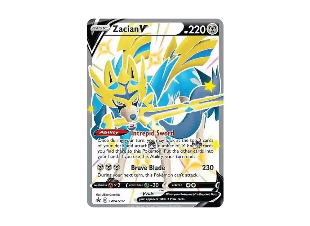 ザシアンV P [SWSH292]【英語版】(ソード&シールド「プロモーションカード」)