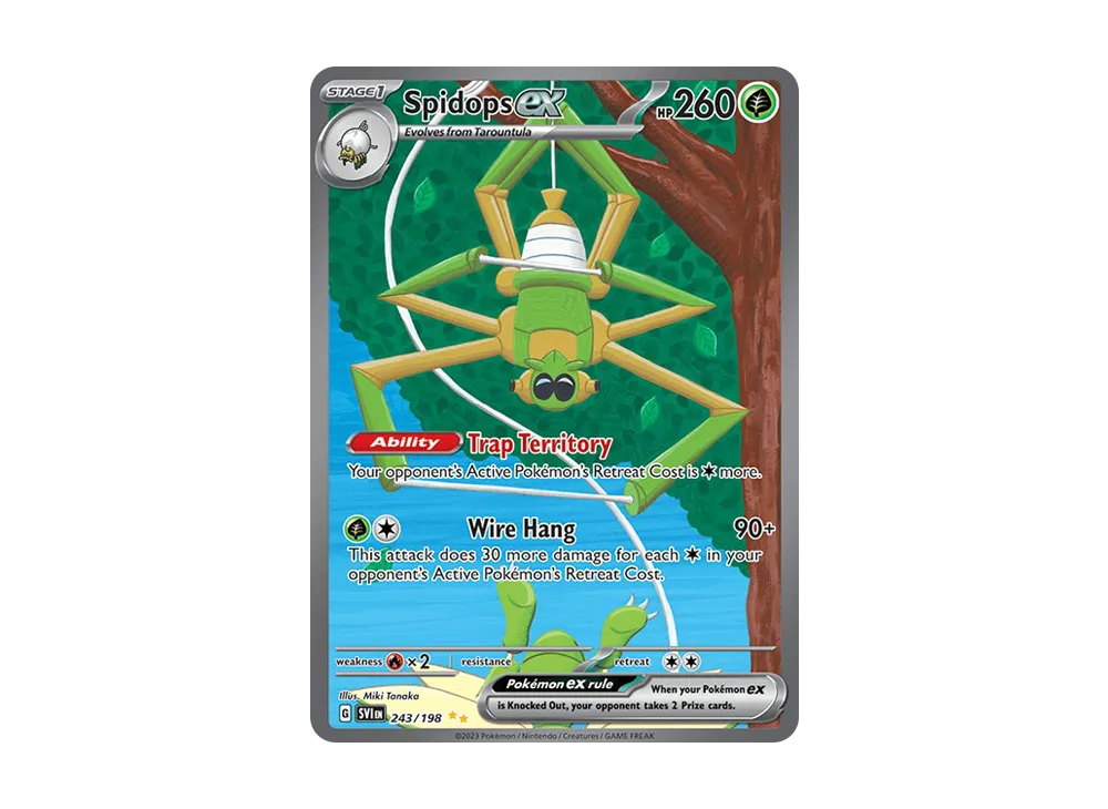 spidops ex pokemon card value Team Rocket's AR (99/98) - The Glory of Team Rocket (sv10) Pokmon ex rule When your Pokmon ex is Knocked Out Spidops ex Scarlet & Violet