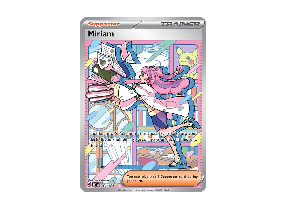 miriam pokemon card 251 198 #251 Prices | Scarlet & Violet this card is the perfect way to showcase your collection. Carta Pokmon Miriam 251/198 Rara