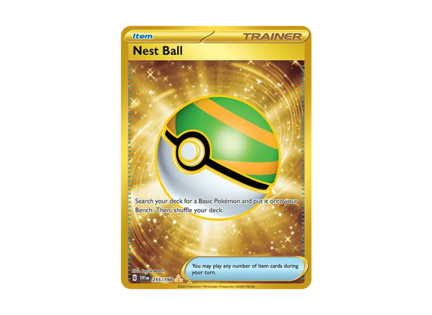 golden net ball pokemon card Amazon.com: Pokemon - Nest Ball 255/198 - Scarlet & Violet - Secret Rare
