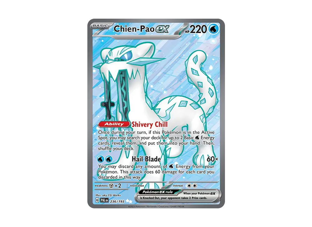 パオジアンex UR [PAL EN 236/193]【英語版】(スカーレット&バイオレット「パルデアエボルブド」)