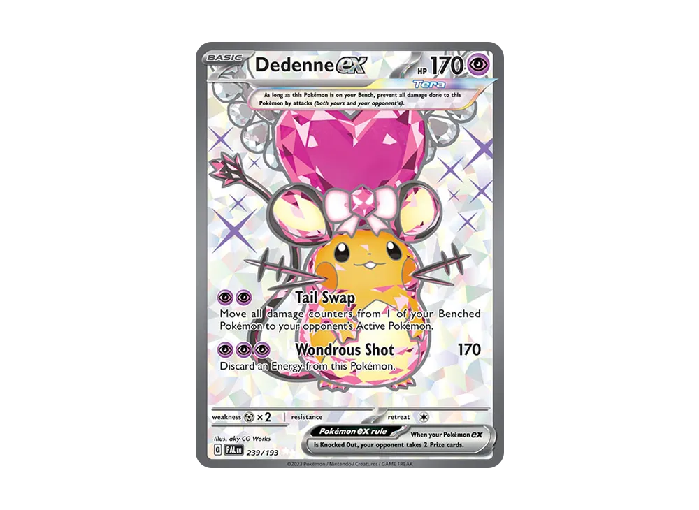 dedenne ex pokemon card price Single Sun and Moon - Unified Minds RarityUltra Rare Hit Points170 HP Psychic Dedenne ex #89 Prices |