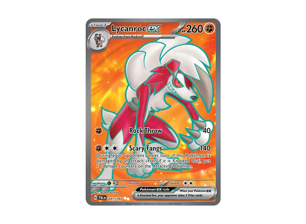 ルガルガンex UR [PAL EN 241/193]【英語版】(スカーレット&バイオレット「パルデアエボルブド」)