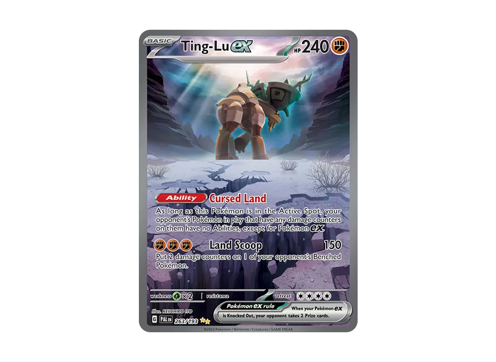 ディンルーex SIR [PAL EN 263/193]【英語版】(スカーレット&バイオレット「パルデアエボルブド」)