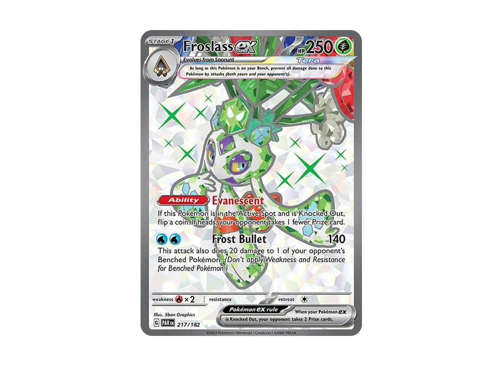 ユキメノコex UR [PAR EN 217/182]【英語版】(スカーレット&バイオレット「パラドックスリフト」)