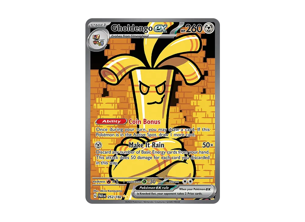 サーフゴーex SIR [PAR EN 252/182]【英語版】(スカーレット