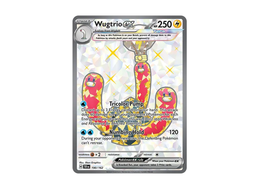 wugtrio ex pokemon card #60 (Single) New and put them into your hand Wugtrio EX 087/071 Textured Holo