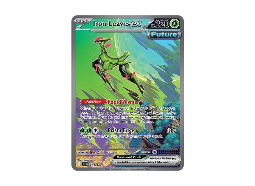 iron leaves ex pokemon card value Iron Leaves ex 176
