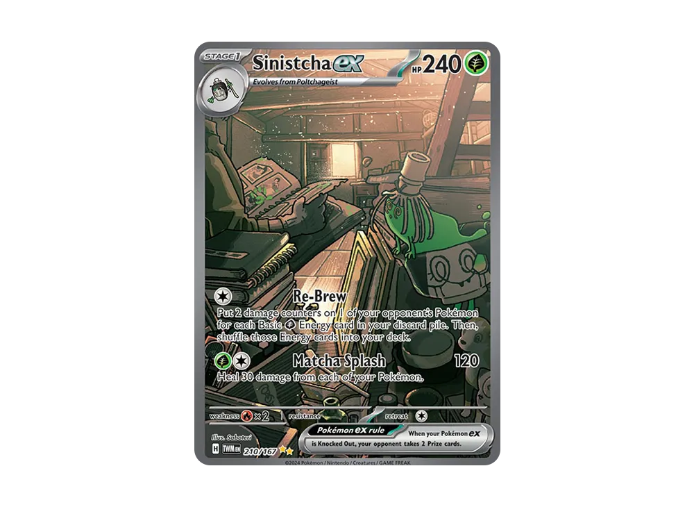 ヤバソチャex SIR [TWM EN 210/167]【英語版】(スカーレット&バイオレット「トワイライトマスカレード」)