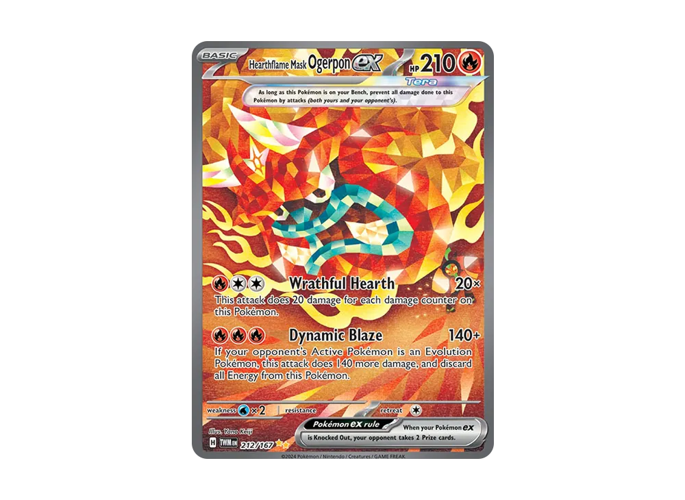 オーガポン かまどのめんex SIR [TWM EN 212/167]【英語版】(スカーレット&バイオレット「トワイライトマスカレード」)