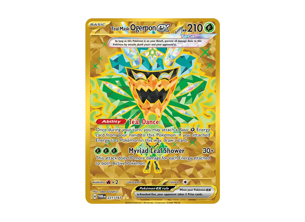 オーガポン みどりのめんex HR [TWM EN 221/167]【英語版】(スカーレット&バイオレット「トワイライトマスカレード」)