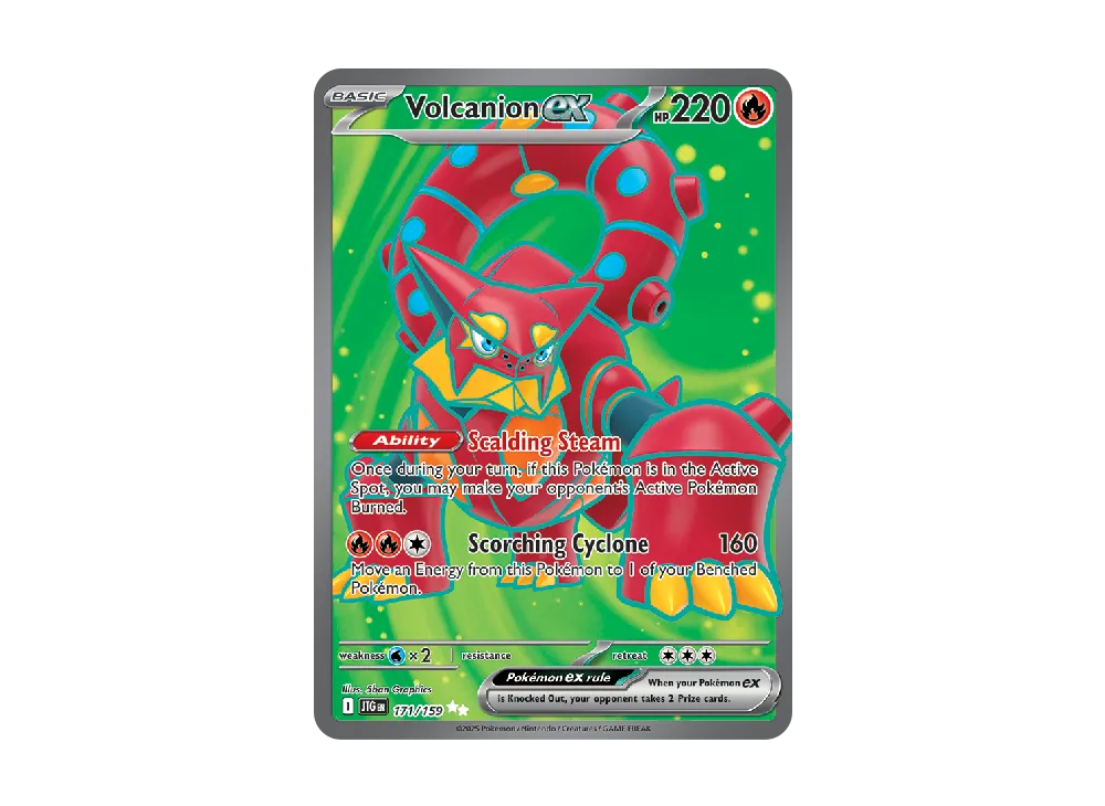 ボルケニオンex UR [JTG EN 171/159]【英語版】(スカーレット&バイオレット「ジャーニートゥゲザー」)