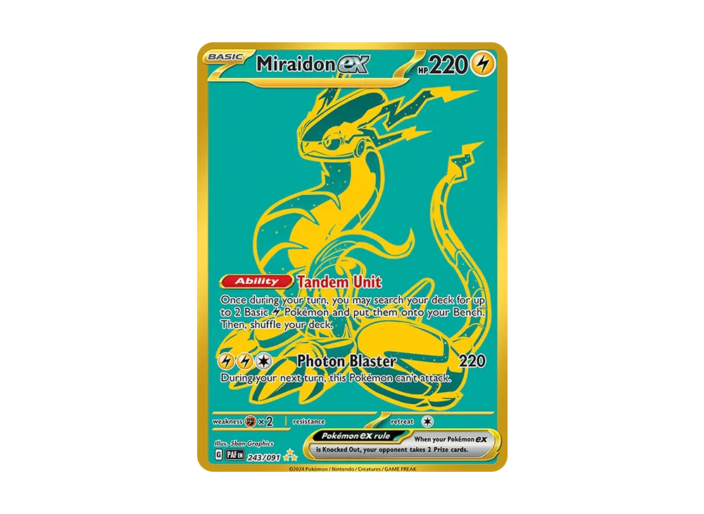 ポケモンカード PSA10 ミライドンex UR SV4a 358/190 pkmn-tcg-en-SV4pt5_EN_243-2x-