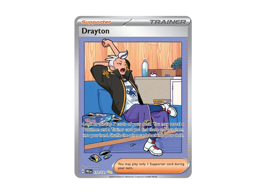 drayton pokemon card Pokemon TCG - SV7a - 083/064 (SR)
