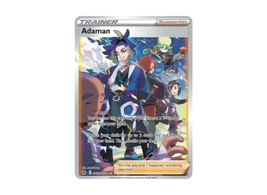 adaman pokemon card crown zenith Adaman GG57/70