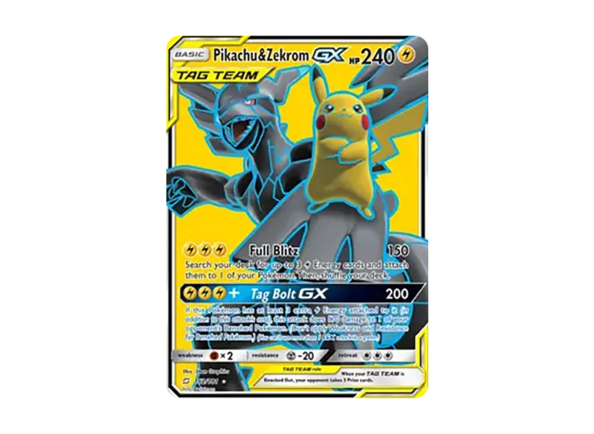 英語版】ピカチュウ&ゼクロムGX UR SM12a TAG TEAM GX 英語版 英語版】ピカチュウ&ゼクロムGX UR SM12a TAG TEAM GX 英語版