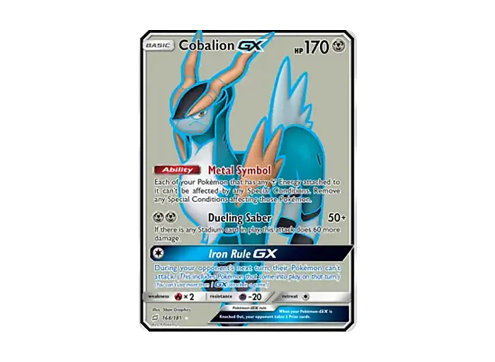 コバルオンGX UR [168/181]【英語版】(サン&ムーン「チームアップ」)