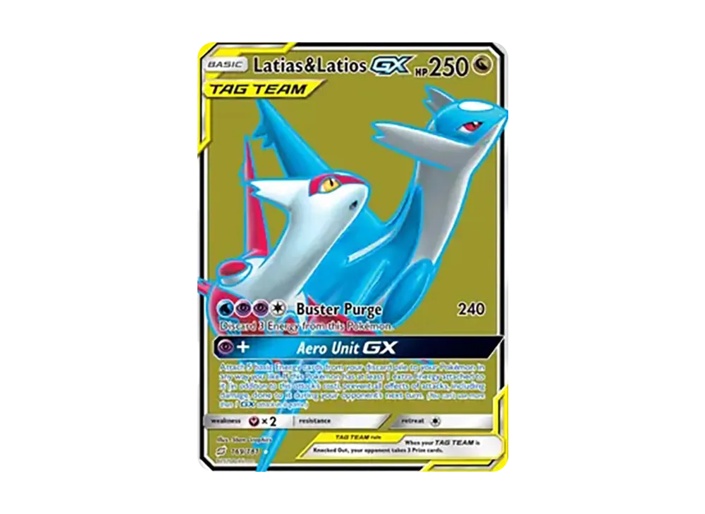 ラティアス＆ラティオスGX SR SM9 タッグボルト 104/095 ラティアス＆ラティオスGX SR SM9 タッグボルト 104/095 - メルカリ