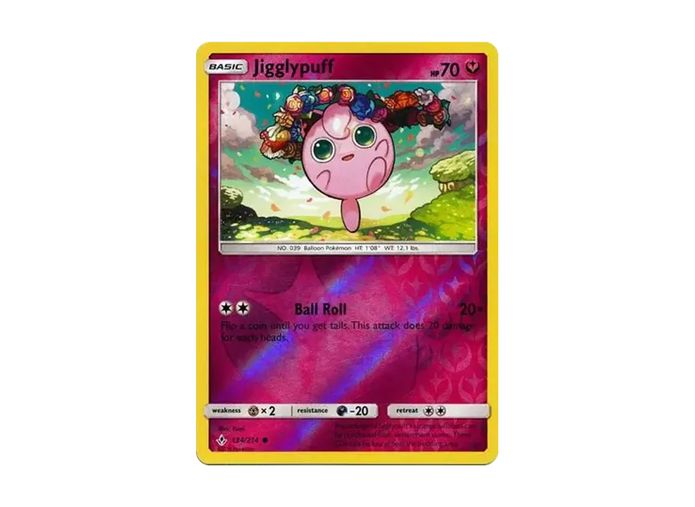 プリン C :リバースホロ [134/214]【英語版】(サン&ムーン「アンブローケンバンズ」)