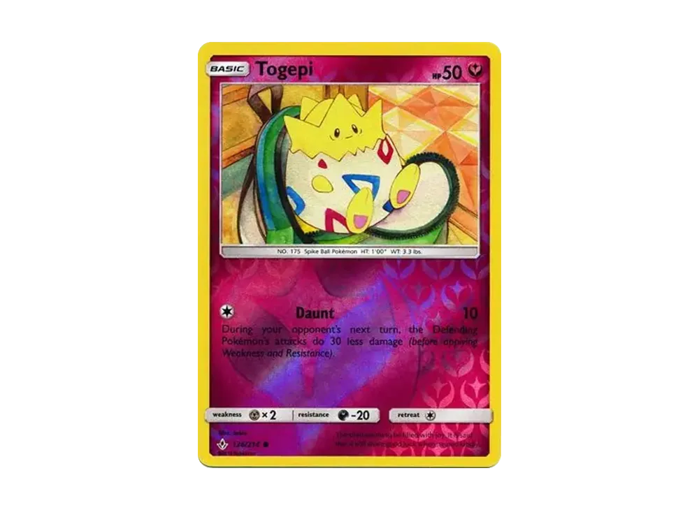 トゲピー C :リバースホロ [136/214]【英語版】(サン&ムーン「アンブローケンバンズ」)