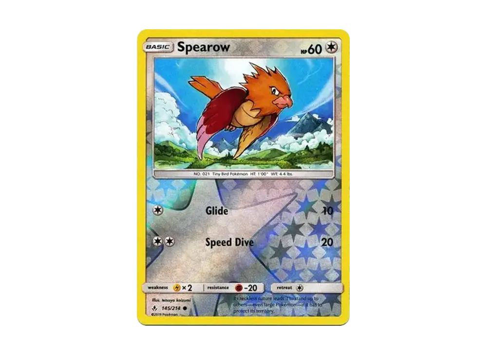 オニスズメ C :リバースホロ [145/214]【英語版】(サン&ムーン「アンブローケンバンズ」)