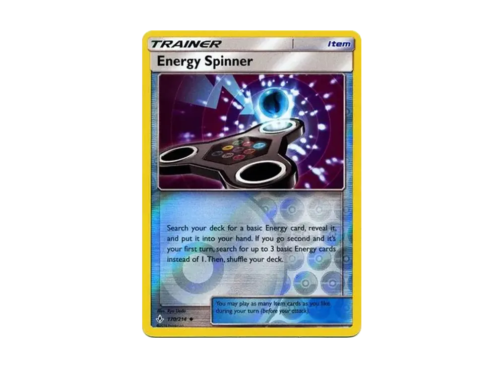 エネルギースピナー U :リバースホロ [170/214]【英語版】(サン&ムーン「アンブローケンバンズ」)