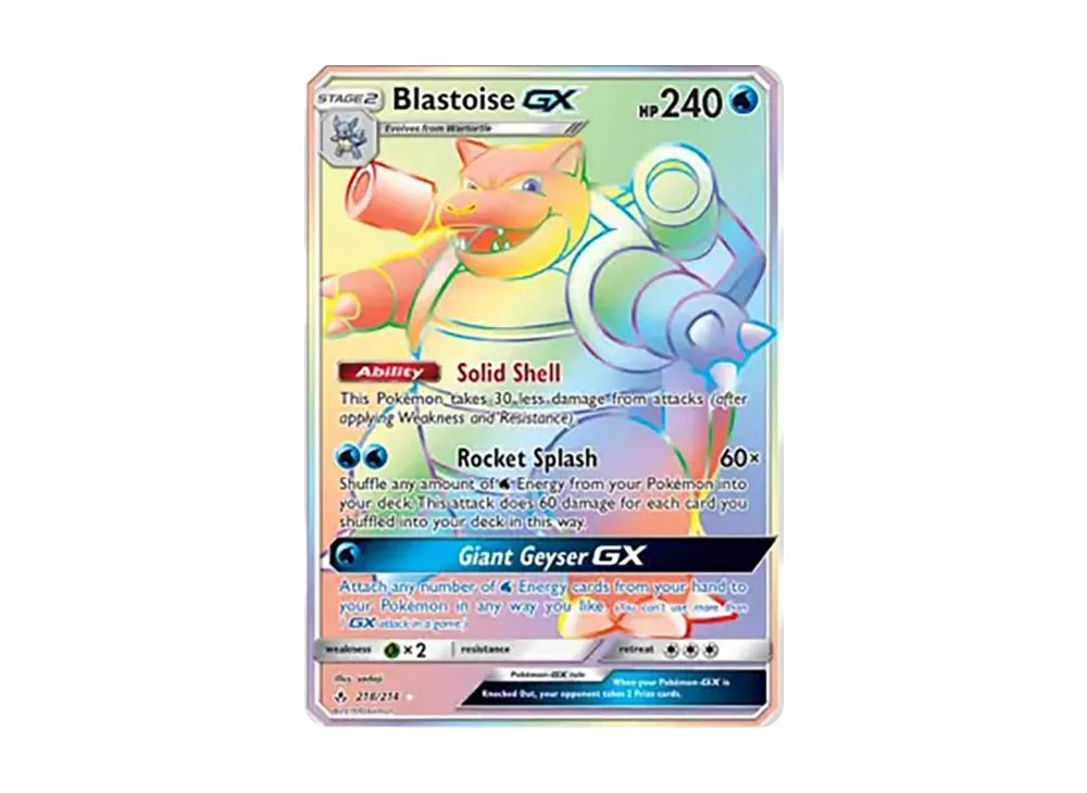 カメックスGX RR [218/234]【英語版】(サン&ムーン「アンブローケンバンズ」)