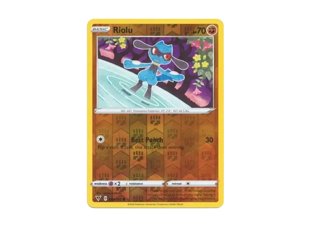 CARTE POKEMON RIOLU reverse 090/185 EB4 voltage éclatant neuve VF EUR 1 CARTE POKEMON RIOLU reverse 090/185 EB4 voltage éclatant neuve VF EUR 1