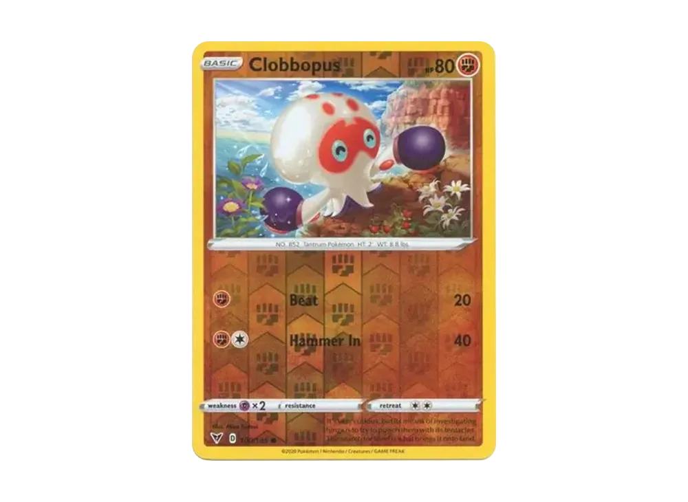 タタッコ C :リバースホロ [100/185]【英語版】(ソード&シールド「ビビットボルテージ」)