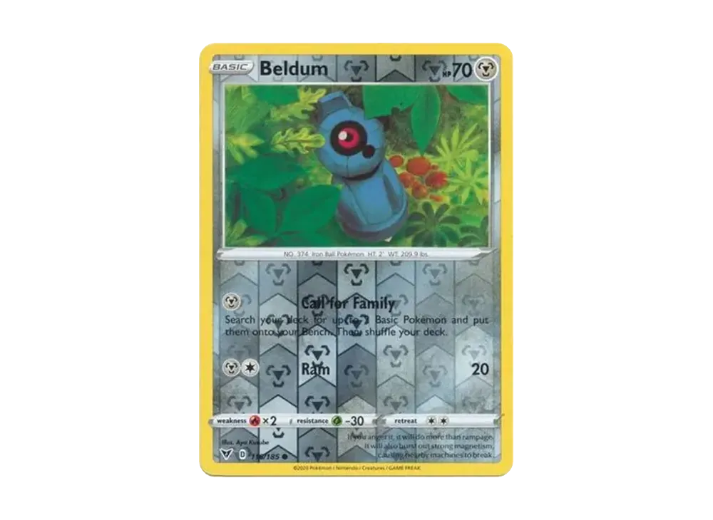 ダンバル C :リバースホロ [116/185]【英語版】(ソード&シールド「ビビットボルテージ」)