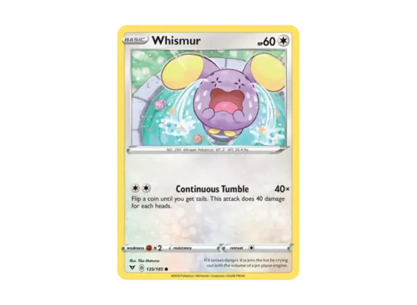 whismur pokemon card value Whismur | Pokmon Cards and Details