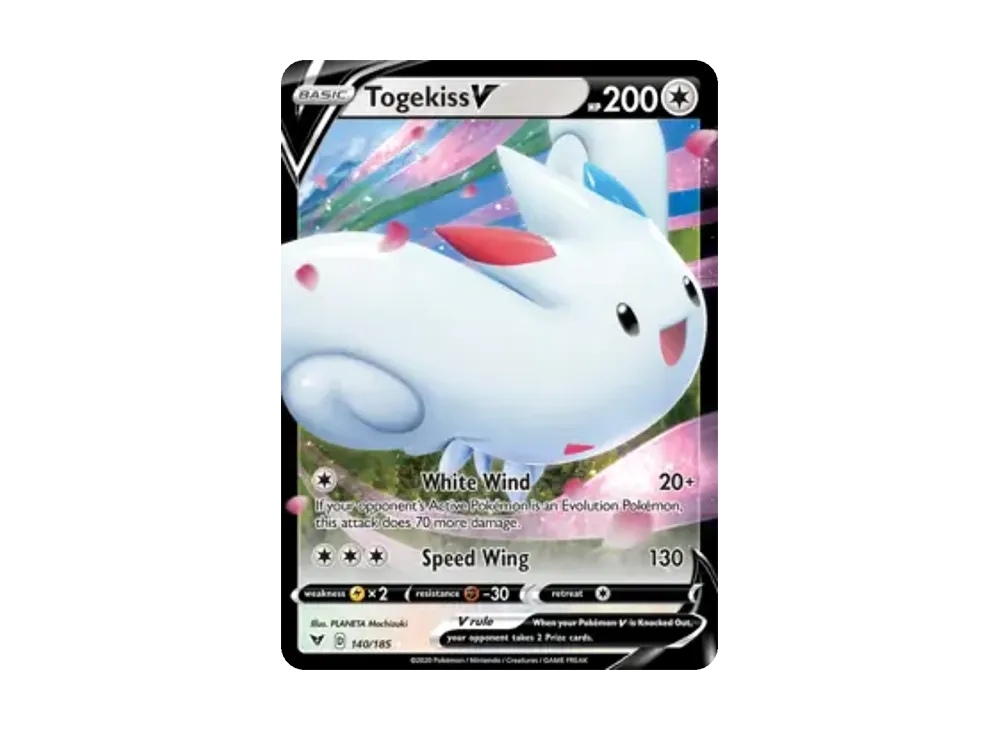 トゲキッスV R [140/185]【英語版】(ソード&シールド「ビビットボルテージ」)
